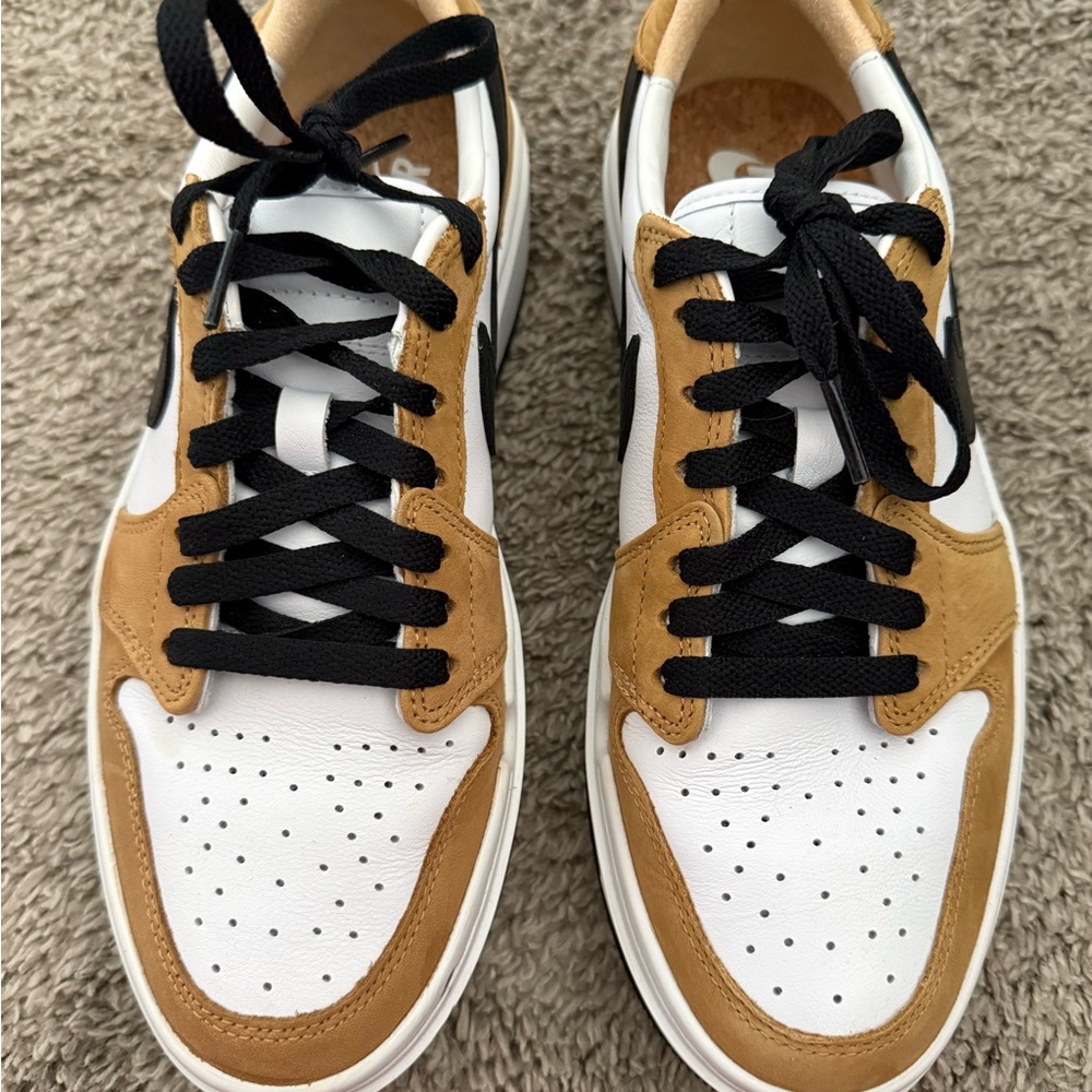 Women’s Black and Tan Sneakers